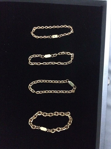 Cordao Cartie Banhado A Ouro,cartier,brinde Pulseira