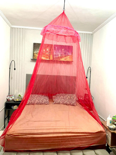 Mosquiteiro De Teto Filo Simples P\ Cama Casal E Solteiro