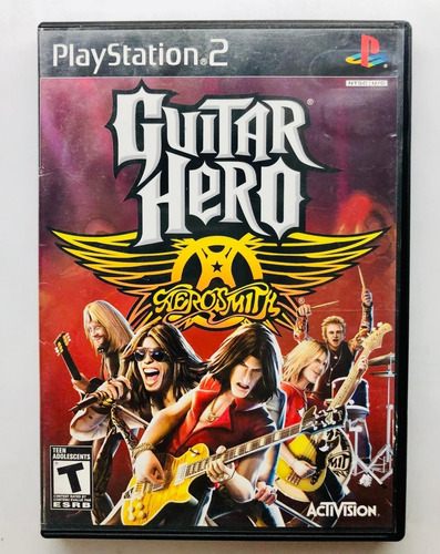 Guitar Hero: Aerosmith Play Station 2 2008 Rtrmx Vj