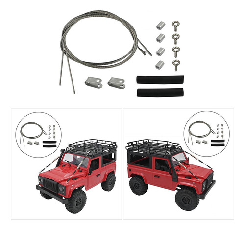 3 Cuerda De Acero For Mn90 1/12 Camión Rc Coche