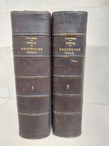 Derecho. Précis De Procédure Civile (2 Tomos) Ernest Glasson