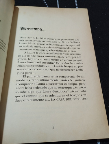 Lote X 3 R. L. Stine: La Casa Del Terror. Montena. Olivos. (Usado)