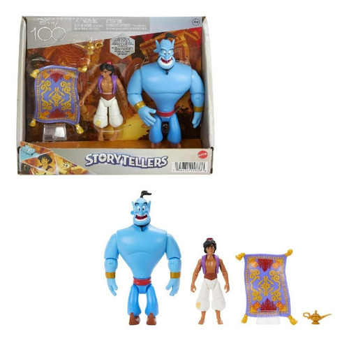 Set 4 Figuras Aladdin -disney-storytellers - Mattel Original