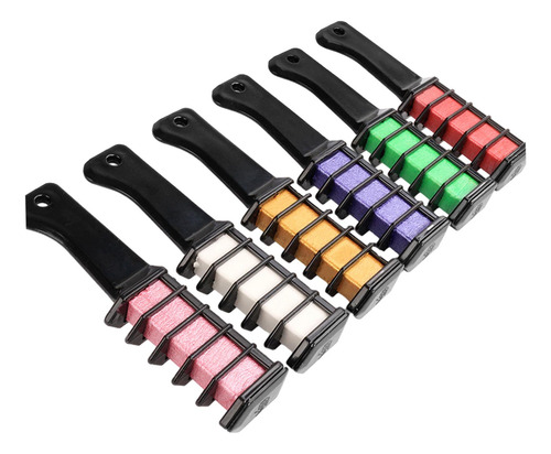 5 X 6x Tizas Para El Cabello, Moda, Desechables, Para Estilo