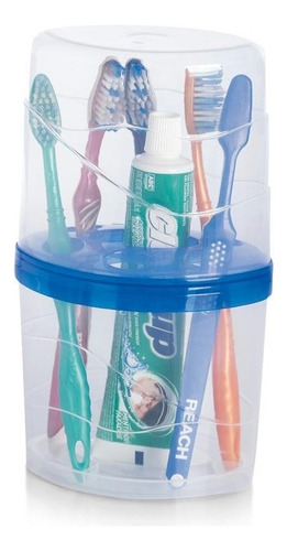 Porta-escova de dentes Brasami Com Tampa para Pia com tampa