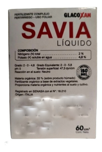 Savia Anti Stress Glacoxan Suplemento De Origen Botánico