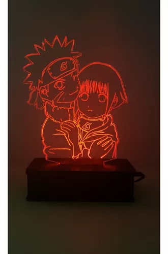 Kakashi Rosto, Luminaria De Led, Naruto, 16 Cores + Controle