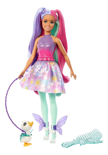  Barbie Hada Un Toque De Magia, Mascota, Correa Y Accesorios