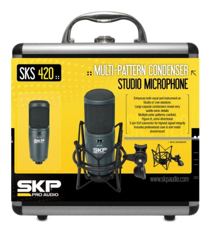 Micrófono Condensador Estudio Sks 420 Skp - Envío Gratis