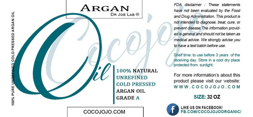 Aceite De Argán Puro Y Natural Prensado En Frío Para Cuidado