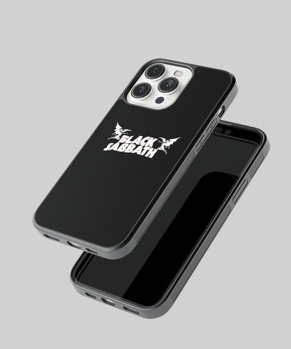 Case Funda Para Celular Rock Black Sabbath Negro Blanco