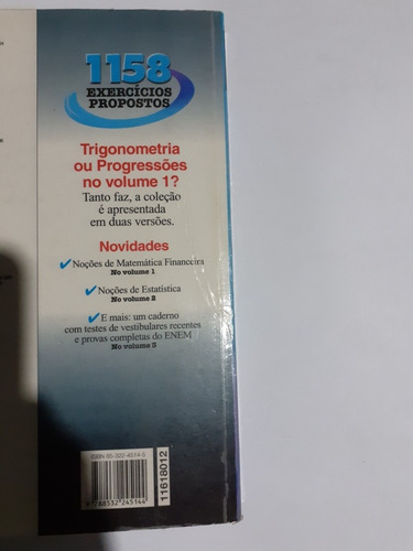 Matematica Uma Nova Abordagem Volumes 1 E 3 Bonjorno Lote (Usado)