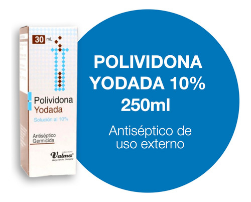 Povidona Yodada Solución 10% Pack 3 Unidades 30ml Valma