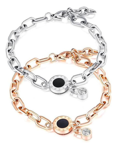 2 Unidades Pulseras Y Conjuntos De Joyas De Acero Inoxidable