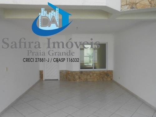 Imperdível !!! Excelente Sobrado Em Condomínio A Venda No Canto Do Forte Em Praia Grande. - So00017 - 33735735