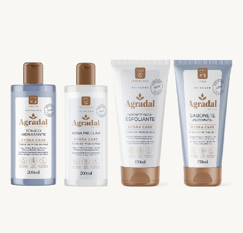 Kit Hydra Care 4 Produtos - Agradal