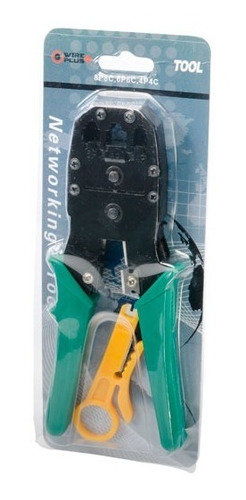 Imagen 1 de 3 de Crimpeadora 3 En 1 Profesional Ponchadora Rj45 Rj11