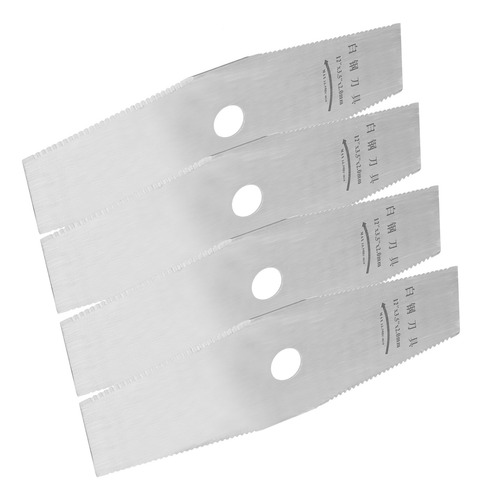 4 Cuchillas Desbrozadoras De 12 Pulgadas Con Dientes De Acer