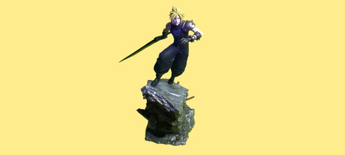 Cloud Strife - Final Fantasy - Em Resina 12k