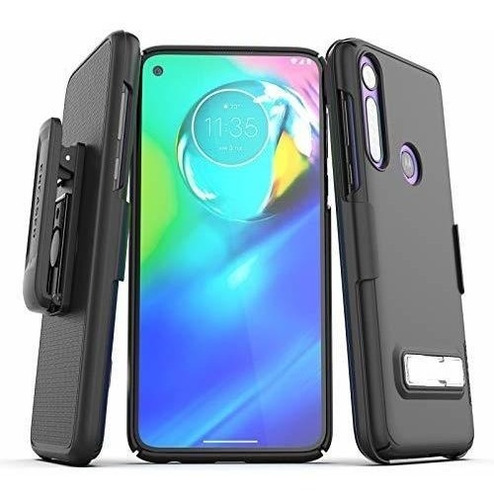 Funda Moto G Power Ultra Fino Elegante Con Carcasa Cinturon 