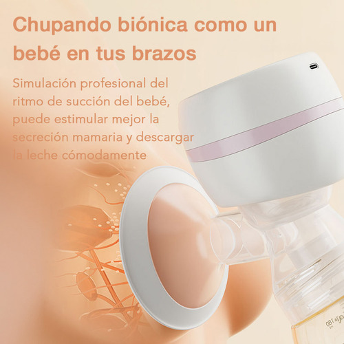 Dr.isla Eb11White Extractor De Leche Eléctrico Sacaleche 3 Modos 9 Niveles blanco 5V