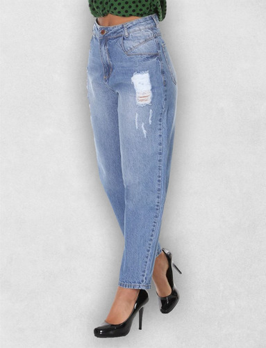Imagem 4 de 4 de Calça Jeans Slouchy Feminina Sawary