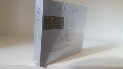 Cd Queen/ Greatest Hits I Ii & Iii (lacrado) Importado Usa