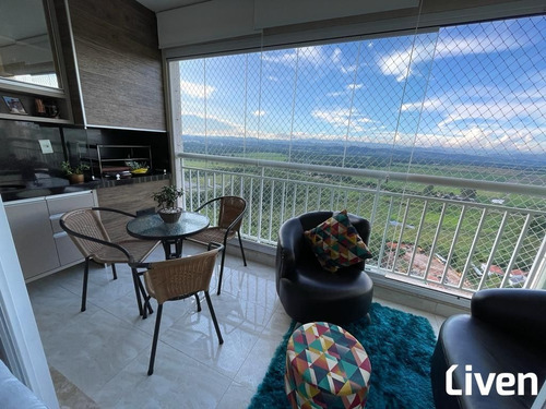 Imagem 6 de 20 de Maravilhoso Apartamento De 99m² Com 3 Dormitórios, Suíte E Varanda Gourmet Na Vila Industrial - 9047