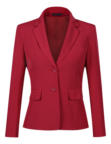 Blazers Ajustados A La Moda Para Mujer Urban Business Solid