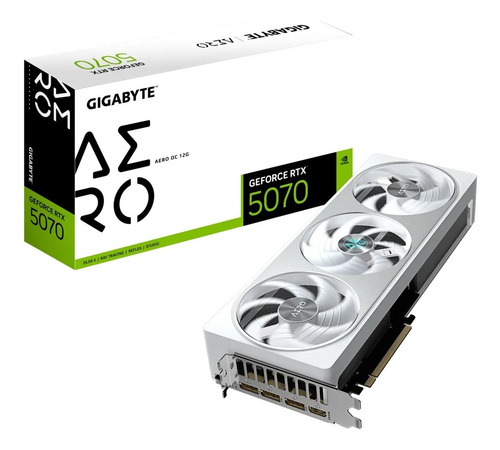 Placa De Vídeo Gigabyte Geforce Rtx 5070 Aero Oc 12gb Gddr7