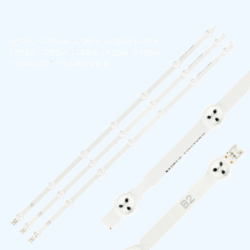 Kit 3 Tiras Led Compatible Con 32ln536b (7,7,7) Led  Xy-012