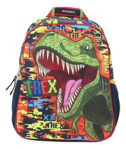 Bolso Morral Preescolar De Dinosaurio Chenson Original 