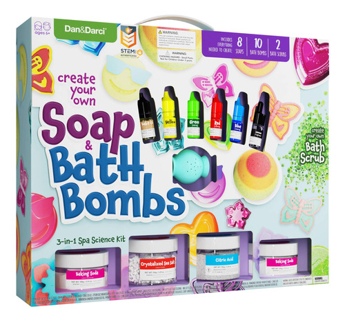 Kit De Fabricación De Bombas De Baño Y Jabón Niños,...