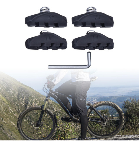 Pastillas De Freno De Bicicleta Tipo V, Juego De 2 Pares