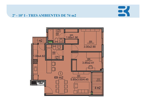 Venta Depart 3 Amb Con Balcon A Estrenar Nuñez