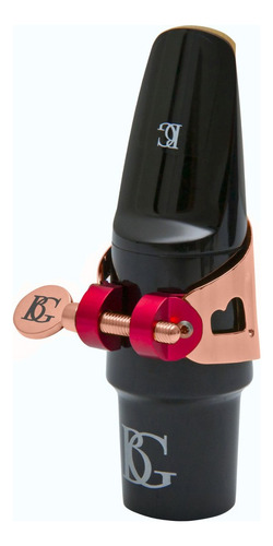 Abrazadera Bg Duo Oro Rosa Para Saxo Tenor Y Cubre Boquilla