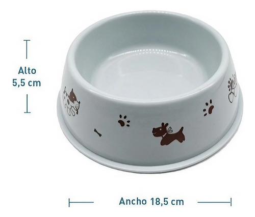 Plato Para Comida De Plástico Con Plato De Metal Rosado