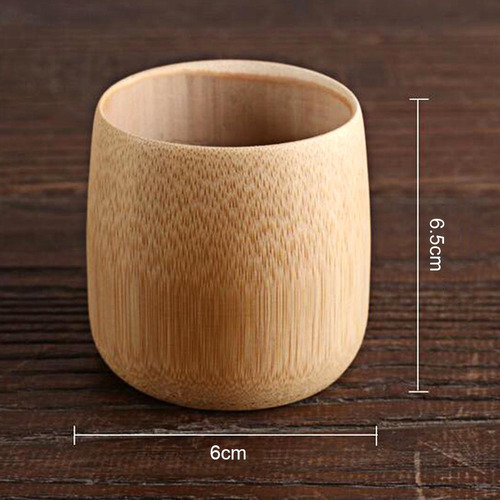 Taza De Cerveza De Vino De Bambú D Marróny