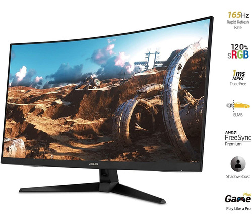 Monitor Asus Tuf Gaming Vg328h1b 31.5 Curvo Full Hd 165hz