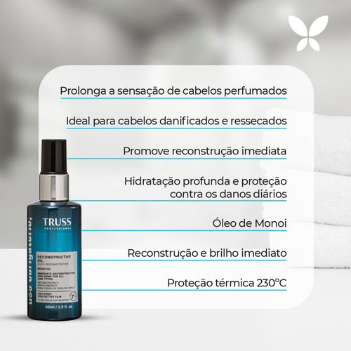 Truss Uso Obrigatório Óleo Reconstrutor Uso Obrigatório60ml