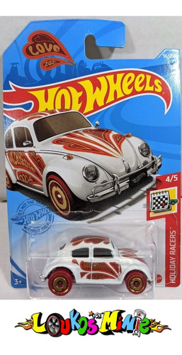 Hot Wheels Volkswagen Beetle Love 2021 Holiday Racers 96/250