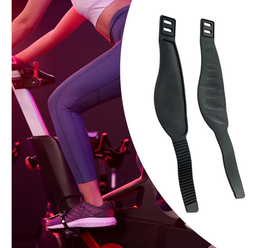 2 Piezas Exercisas De Correas De Pedal De Bicicleta Estilo B