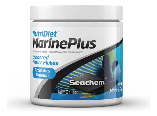 Ração Seachem Nutridiet Marine Plus 50g Para Marinho