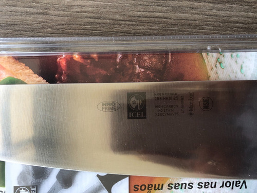 Cuchillo Chef 10 Mango Color Beige Marca Icel