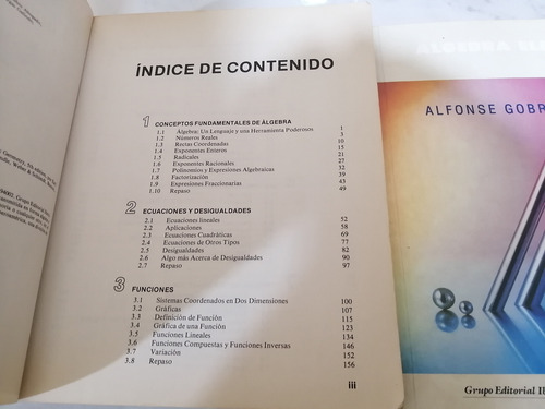 Libro. Álgebra Elemental. Gobran. +1 Álgebra Y Trigonométria (Usado)