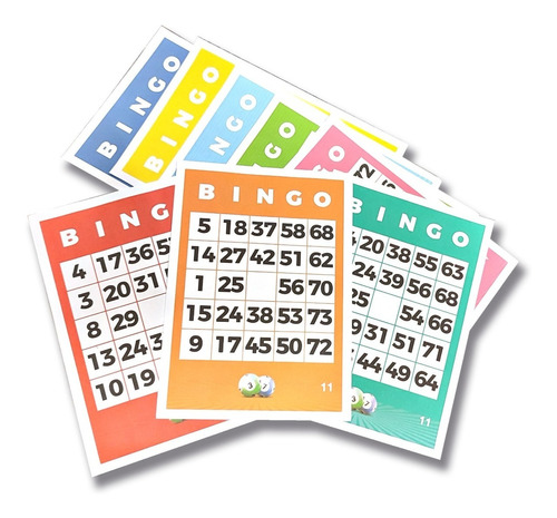 500 Cartones Bingo Para Reuniones Y Eventos
