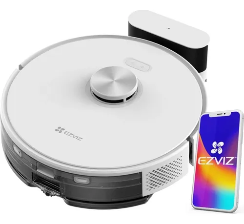 Aspiradora Robot Smart Re5 Wifi Alexa 3 En 1 4930mah Ezviz
