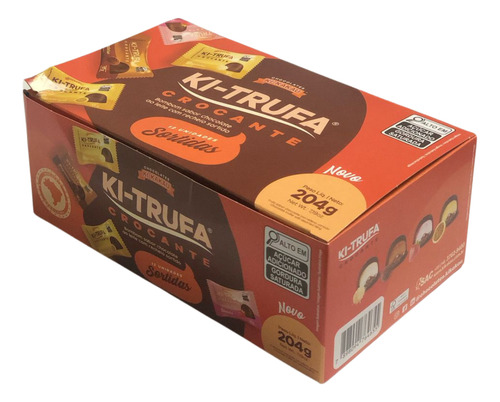 Ki-Trufa Ki-Kakau chocolate com sem agregado sem glĂșten caixa 203.837 g 12 u