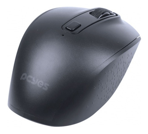 Mouse Sem Fio Recarregavel Wireless + Bluetooth Silent Click Cor Preto