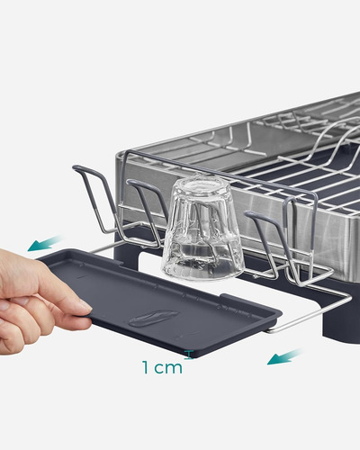 Escorredor De Louças Em Inox Com Dreno Rotativo 360°